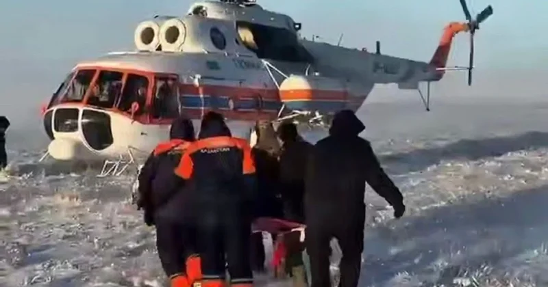 Шестеро казахстанцев ушли на рыбалку и пропали: их нашли с помощью вертолета (видео)