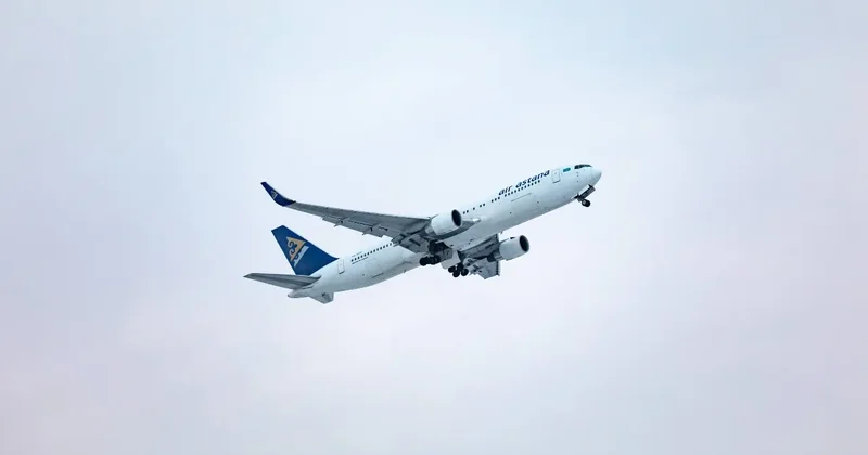 Задымление произошло в салоне самолёта, следовавшего рейсом Алматы Астана