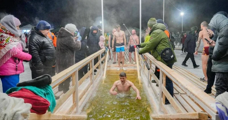 Астанада Крещение мерекесіне арналған діни іс шара өтіп жатыр