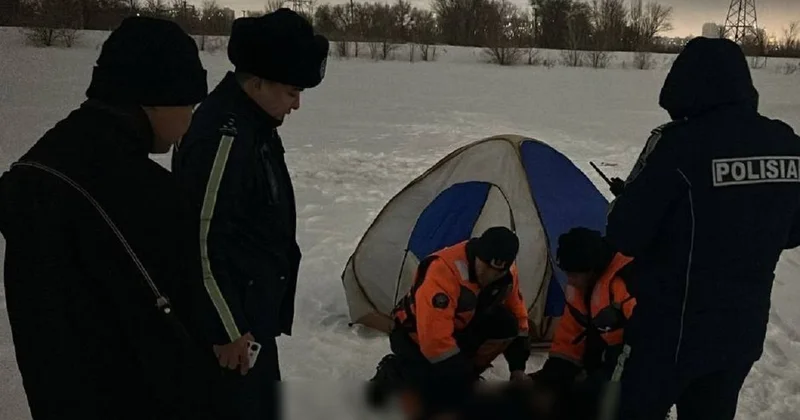 Не смог покинуть палатку : еще одна рыбалка закончилась спасательной операцией в Астане