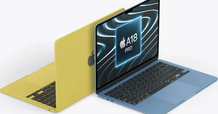 Apple компаниясы жарқын түсті, қолжетімді MacBook A18 Pro моделін шығармақ
