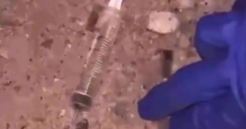 Шприцы в подвале детского сада Сатпаева: сотрудница записала видеообращение