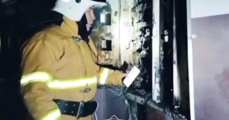 Пожар в салоне красоты в Косшы: есть пострадавшие