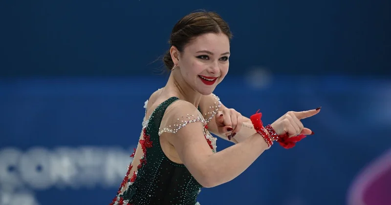 Казахстанская фигуристка Софья Самоделкина установила рекорд на дебютной Олимпиаде