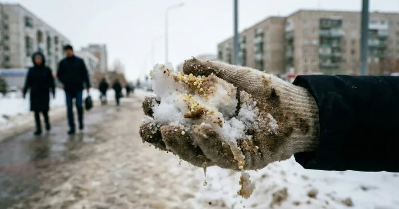 В Астане забили тревогу из за соли, которой сыпят дороги во время гололеда