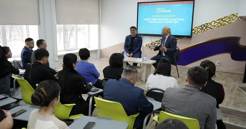 Члены Коалиции встретились с коллективом Alikhan Bokeikhan University