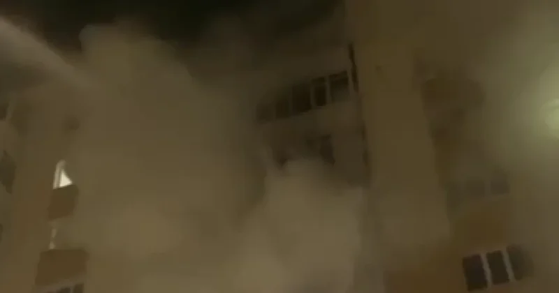 Пожар вспыхнул в жилом комплексе Астаны