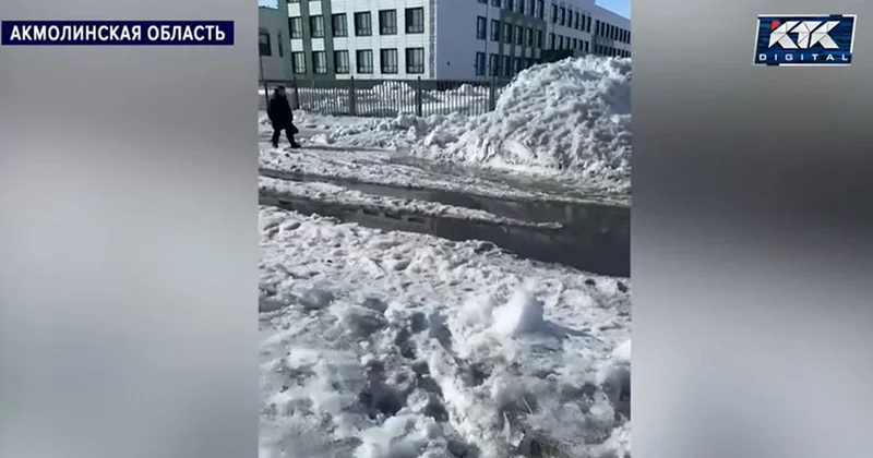 Все, тонем : сельчане в Акмолинской области пожаловались на море талых вод