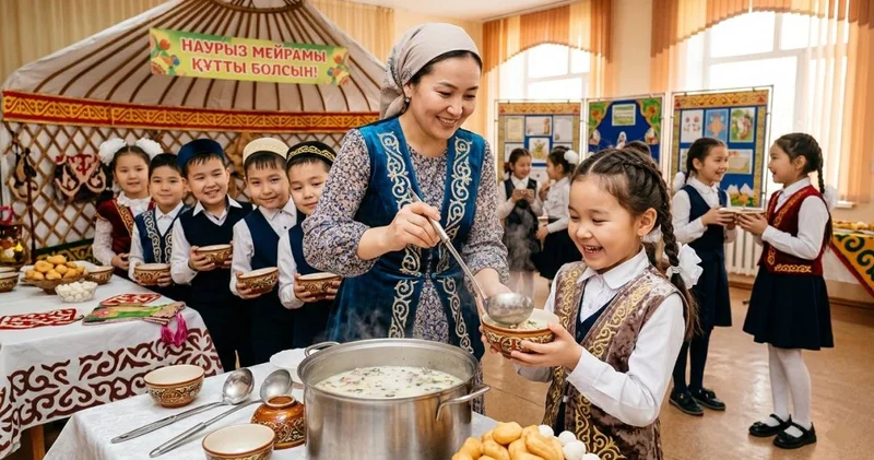 Мектептерде Наурыз мейрамында дастарқан жаюға тыйым салынды