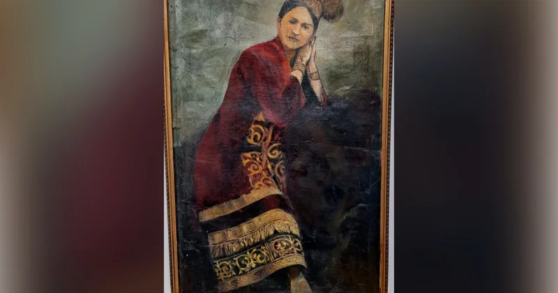 Павлодарда Жанбике Шанинаның портреті сақталып тұр