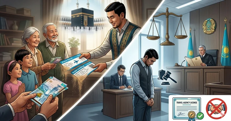 Елордада 17 адамды қажылыққа жіберемін деп алдаған алаяқ жазаланды