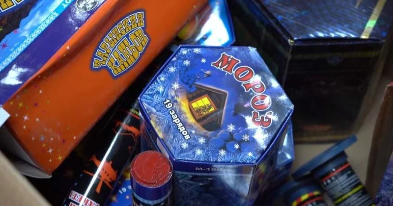 Шымкентте 500 дана пиротехникалық өнім тәркіленді