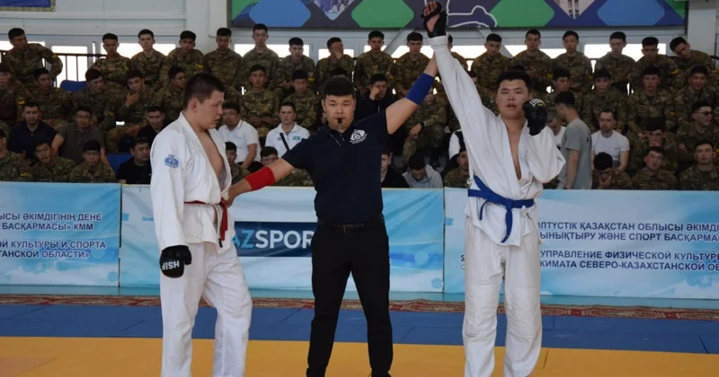 Чемпионат Нацгвардии по рукопашному бою прошел в Петропавловске