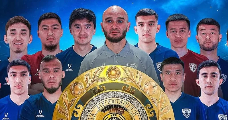 Актауский футбольный клуб Каспий стал чемпионом Первой лиги Казахстана
