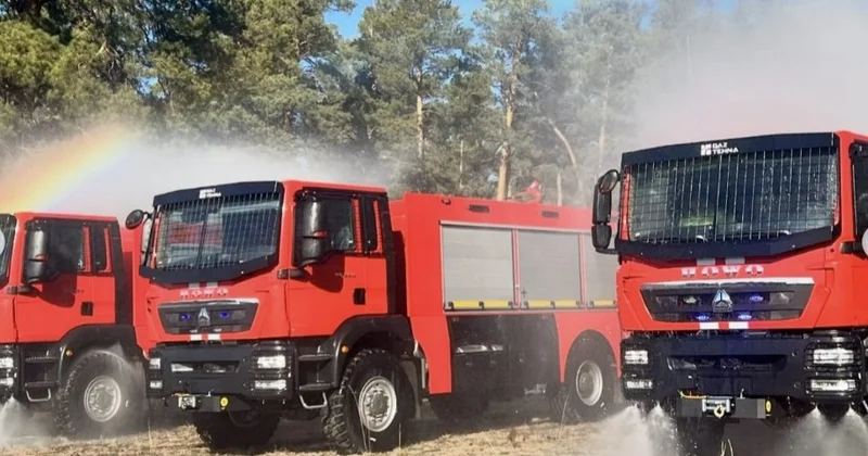 Ертіс орманына өрт сөндіруге арналған 34 жаңа техника берілді
