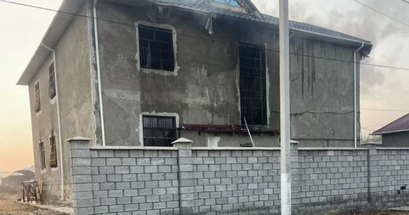 Түркістан облысында өрттен қаза тапқан 9 баланың үлкені 16 жаста, ең кішісі 1,5 жаста болған