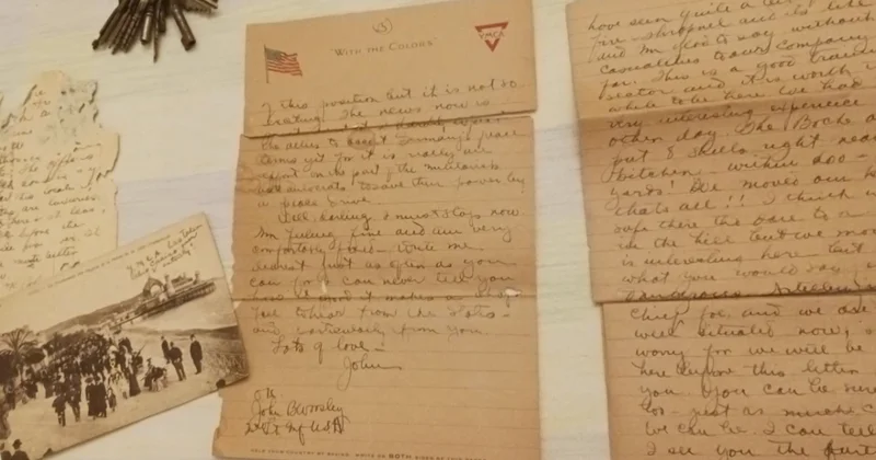 Любовное письмо солдата Первой мировой войны нашли при ремонте дома