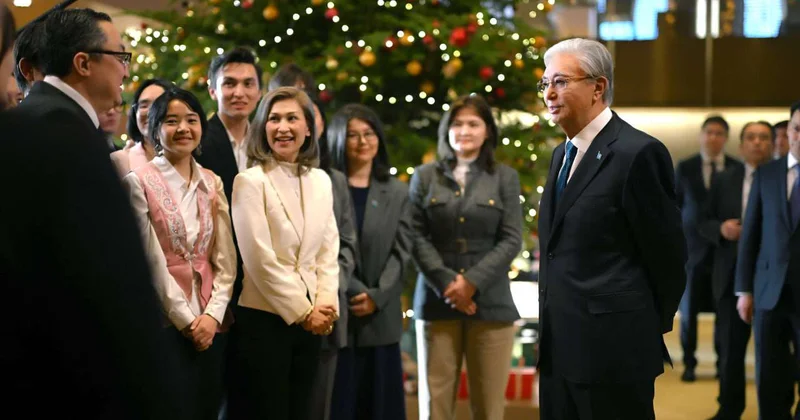 Глава государства встретился с казахстанцами в Японии