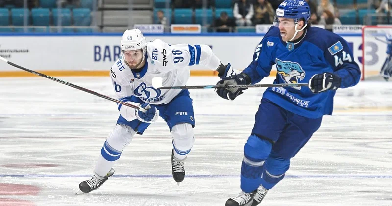 Барыс второй раз в сезоне одержал победу над московским Динамо