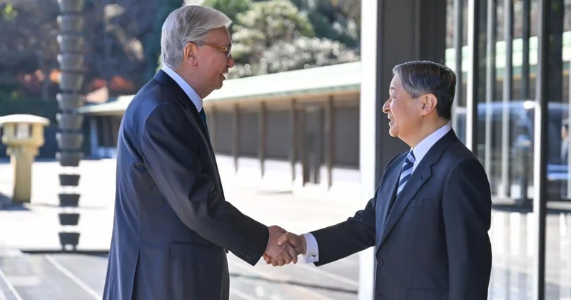 Токаев прибыл в Императорский дворец в Токио