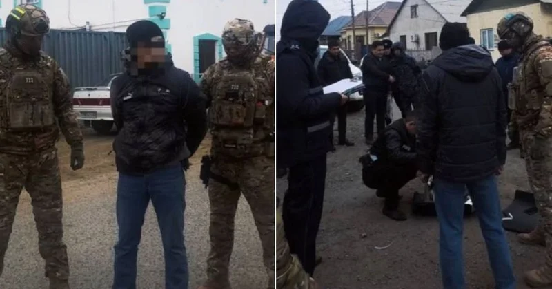 Силовики провели задержание в Атырау