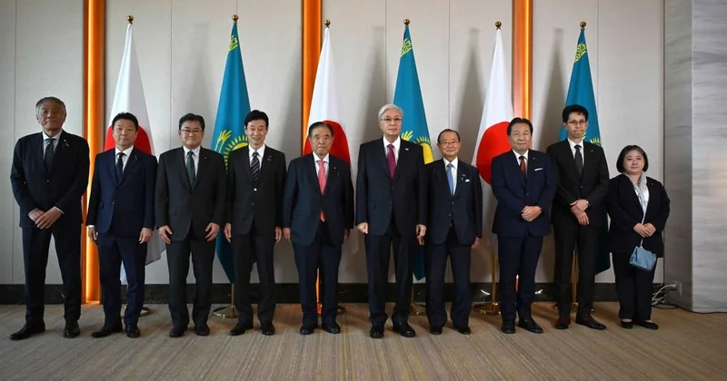 Токаев встретился с членами Японской парламентской лиги дружбы с Казахстаном