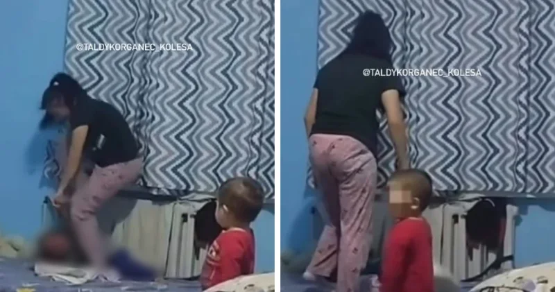 Жаркентте әйел өз баласын аяусыз соққыға жыққан: видео: 19 қаңтар 2026, 09:34 жаңалықтар
