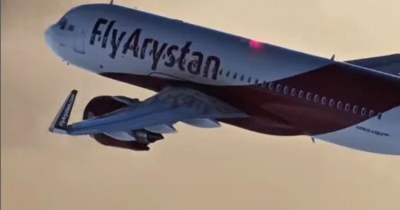 FlyArystan вернула самолет на стоянку после посадки пассажиров