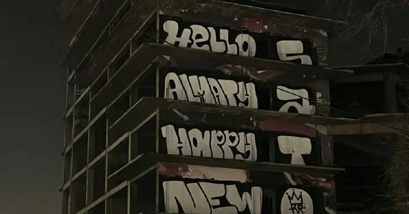 Автора граффити с именем скандального блогера ищут в Алматы