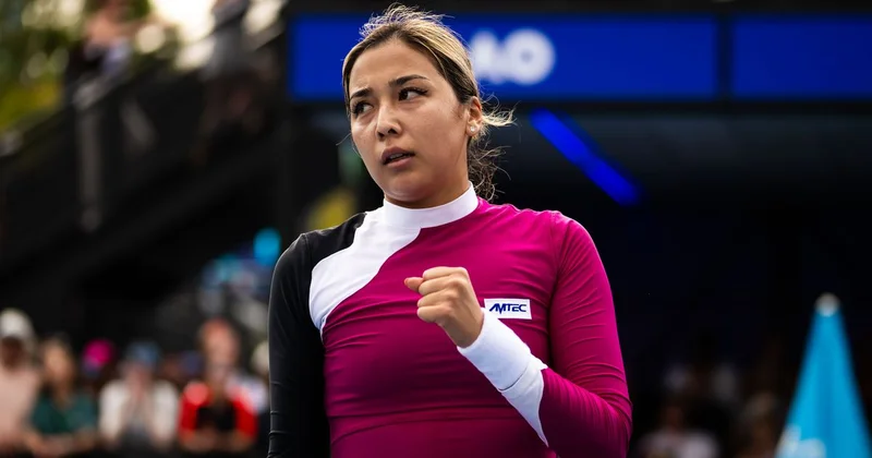 Зарина Дияс уступила в первом матче на Australian Open 2026