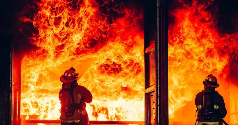 В Астане при пожаре эвакуировали 74 человека