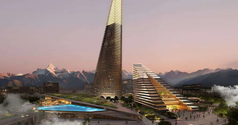 Первый небоскреб Alatau City