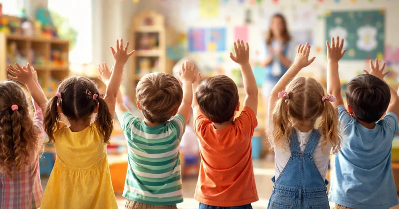 Казахстанцев умилило видео с эвакуацией малышей в детском саду Костанайской области