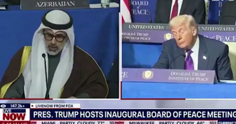 Трамп задремал на первом заседании Совета мира в Вашингтоне (видео)
