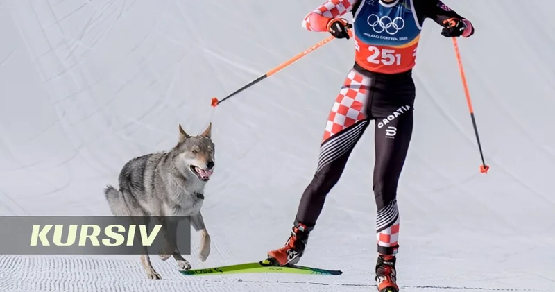 Dog crashes Olympic ski race, steals the spotlight online