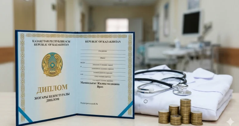 Қазақстандық 600 мың теңгеге дәрігер дипломын сатып алмақ болған