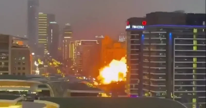 Дубайдағы дрон шабуылын видеоға түсірген шетелдіктер ұсталды