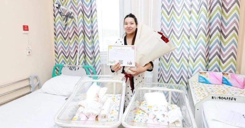 Астанада Жаңару күні дүниеге келген сәбилерге сыйлық берілді