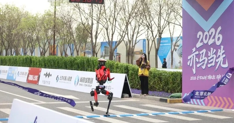 Гуманоид робот жартылай марафоннан ерлер арасындағы рекордты жаңартты