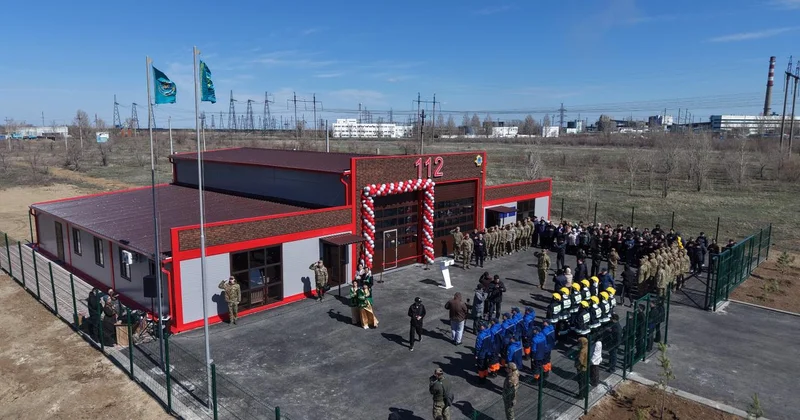 Солнечный кентінде жаңа өрт сөндіру бекеті ашылды