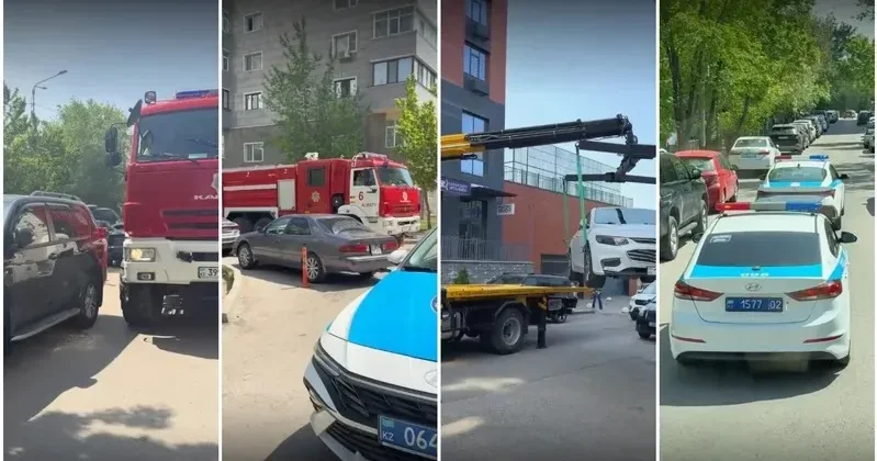 Алматыдағы аулаларда дұрыс қойылмаған көліктер айыптұраққа эвакуацияланды
