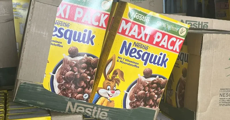 Почти 2 тысячи пачек поддельных хлопьев Nesquik уничтожили в Алматы