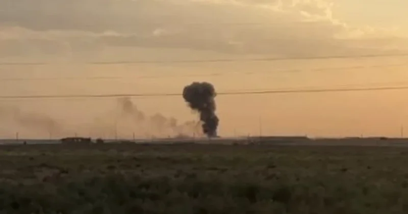 Хлопок боеприпаса произошёл во время пожара на территории воинской части в Арыси