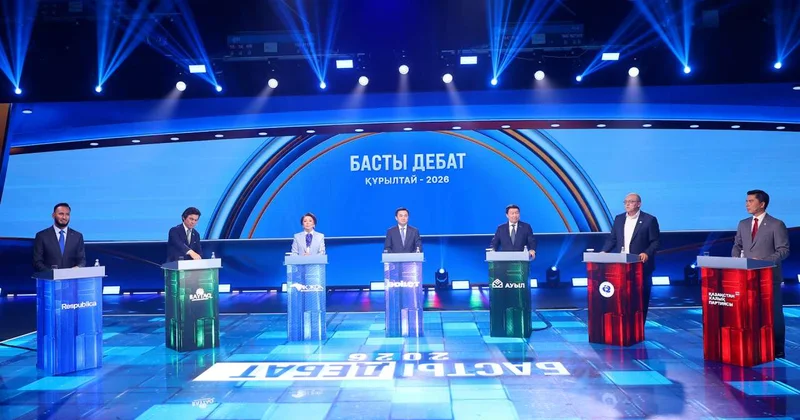 Финальные теледебаты лидеров семи партий проходят в эфире 24KZ