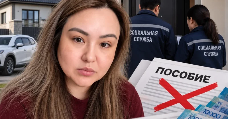 В Туркестане многодетную мать попросили отказаться от пособия из за дома и машины