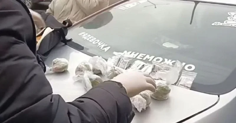 Мужчину с надписью Я девочка, мне можно на автомобиле задержали в Астане (видео)