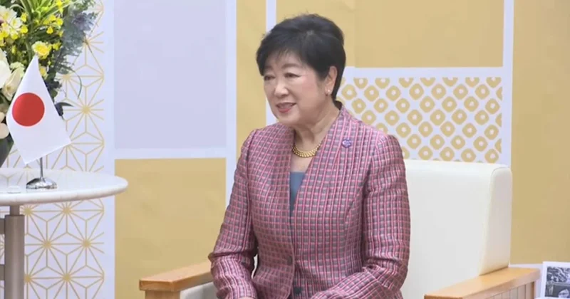 Токио губернаторы Қ. Тоқаевты Қош келдіңіз! деп қарсы алды