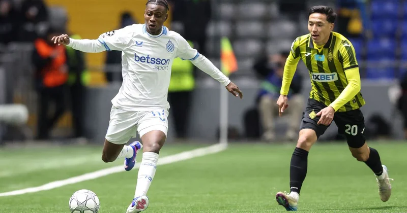 Кайрат разгромно проиграл Брюгге и потерял шансы на плей офф Лиги чемпионов