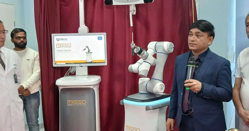 Операции при помощи робота