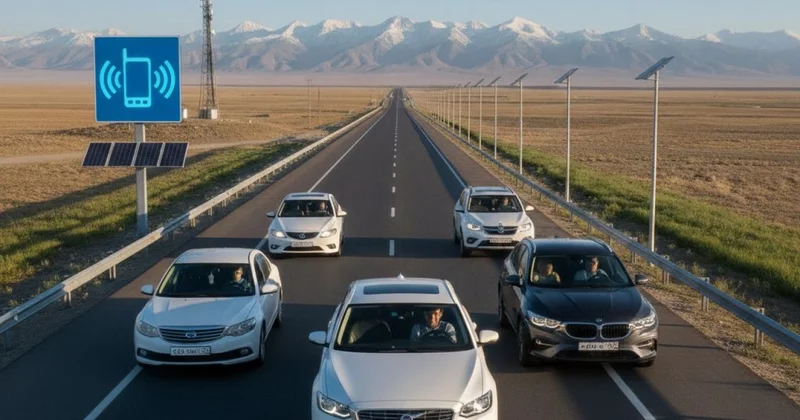 40 мың шақырымнан астам тасжолда интернет пайда болады